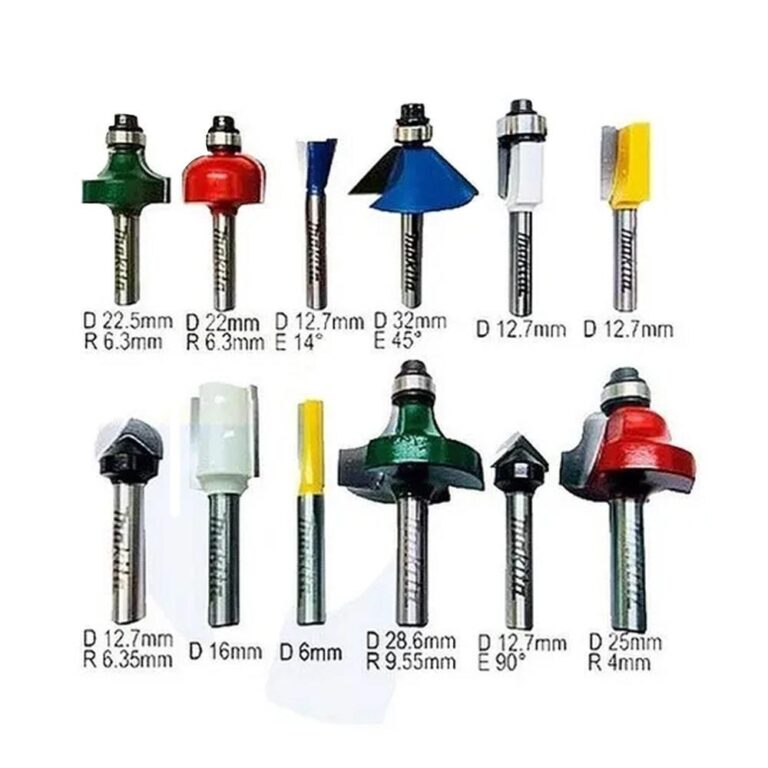 Conjunto De Fresas Para Tupia 6mm 12 Peças Makita A-87921 - MakSantos ...
