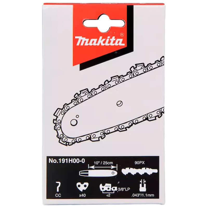 Corrente De Serra 25cm Motosserra Duc254 Makita 191H00-0