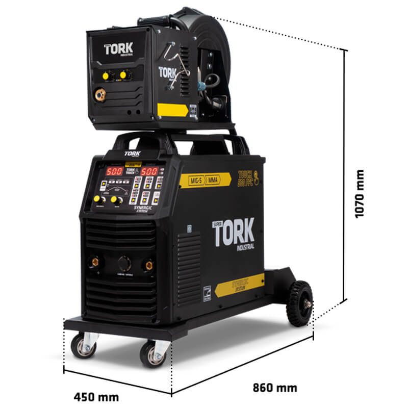 Maquina De Solda Touch Mma/mig 500a Bivolt Tork IMES-10500-PFC