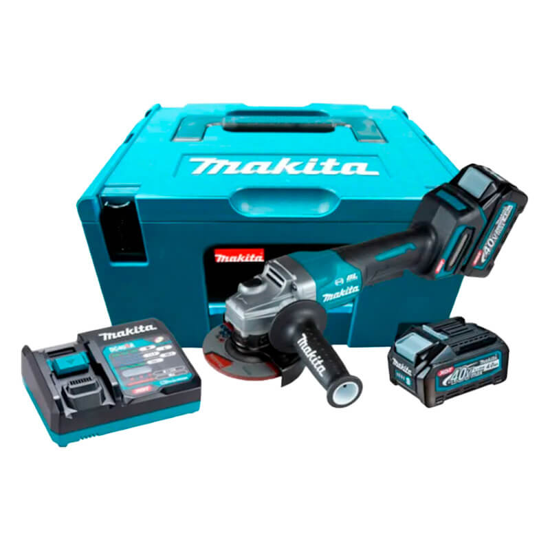 Esmerilhadeira Angular 115mm a Bateria 40V XGT Makita GA031GM201-220V