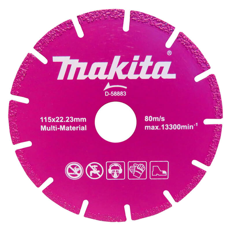 Disco Rebolo Diamantado Multimateriais 115mm Makita D-58883