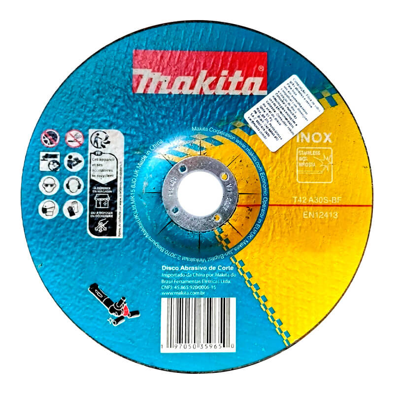 Disco de Corte 115 X 3.0 X 22.23mm Makita D-80008