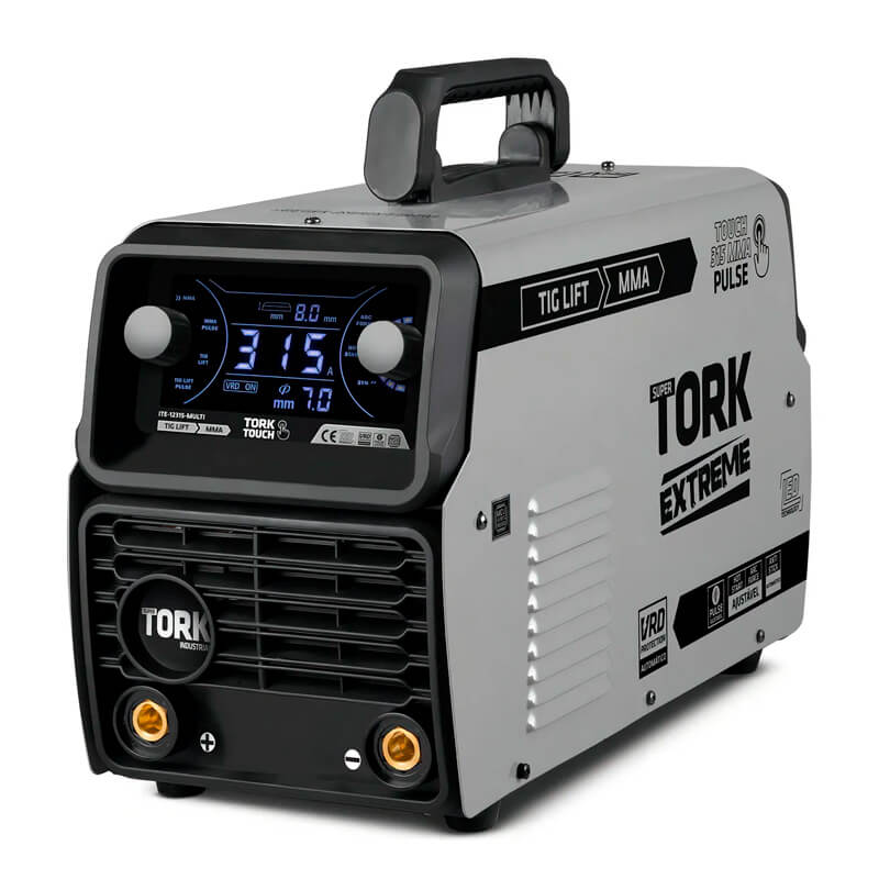 Maquina Solda Inversora Touch 315 Tig Multivoltage - Super Tork ITE-12315-MULTI