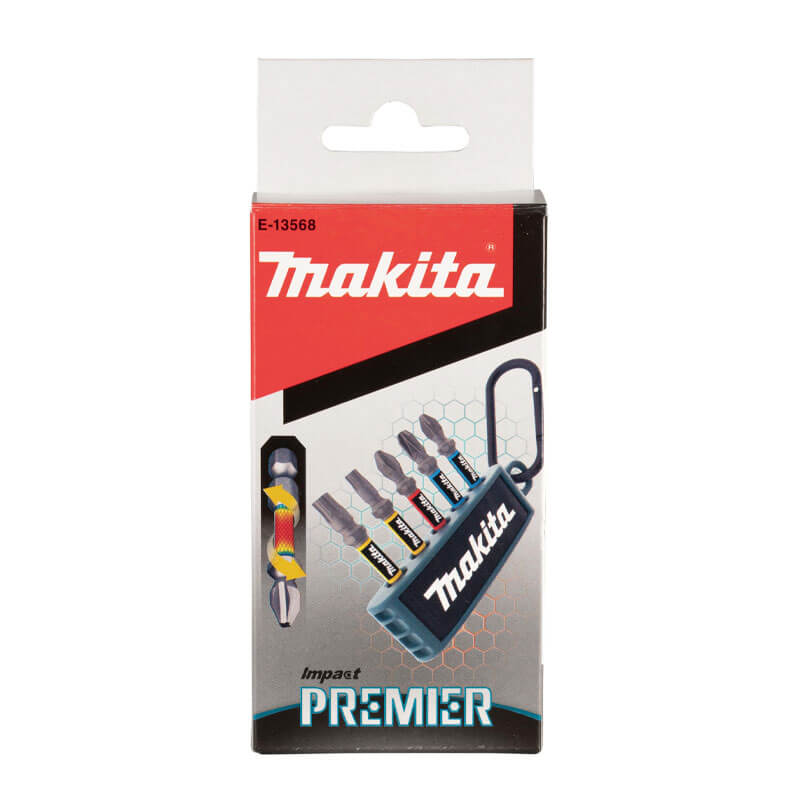 Kit de Bits Impact Premier Com 5 Pecas E-13568 Makita