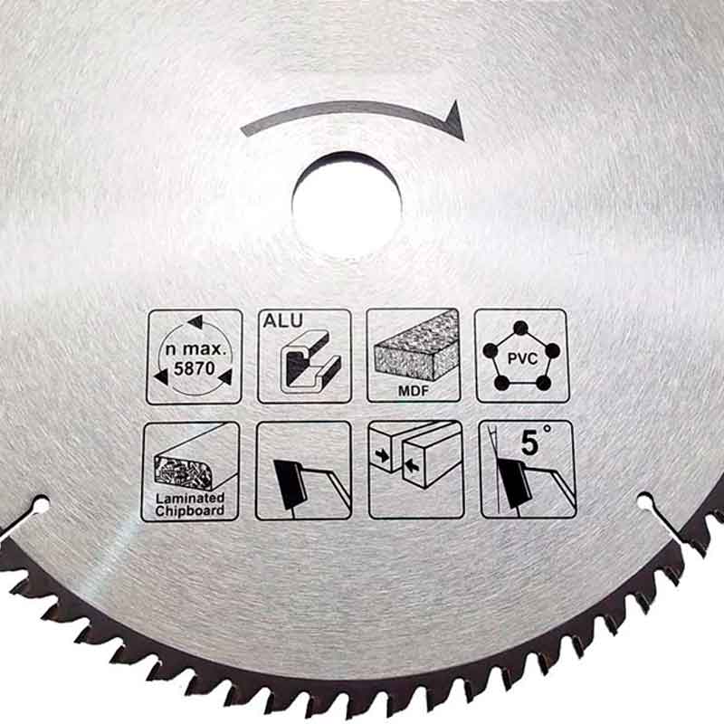 Lamina De Serra TCT 185MM X 30MM X 60T Metal Makita D-81321